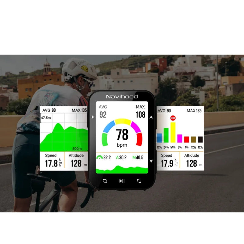 Navihood L2 Gps Bike Computer 2.4INCH Colour Screen