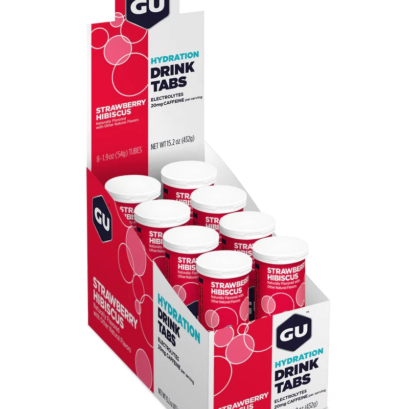 GU Hydration Drink Tablets Strawberry Hibiscus