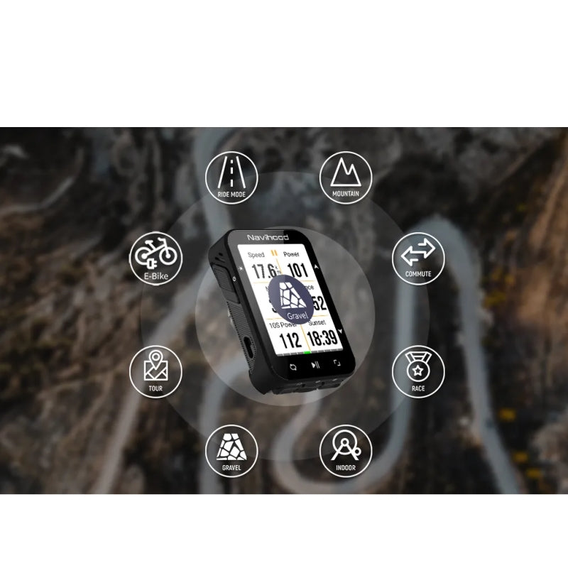 Navihood L2 Gps Bike Computer 2.4INCH Colour Screen